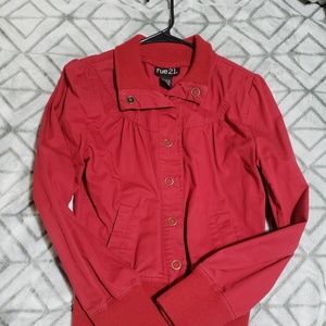 Red rue 21 jacket